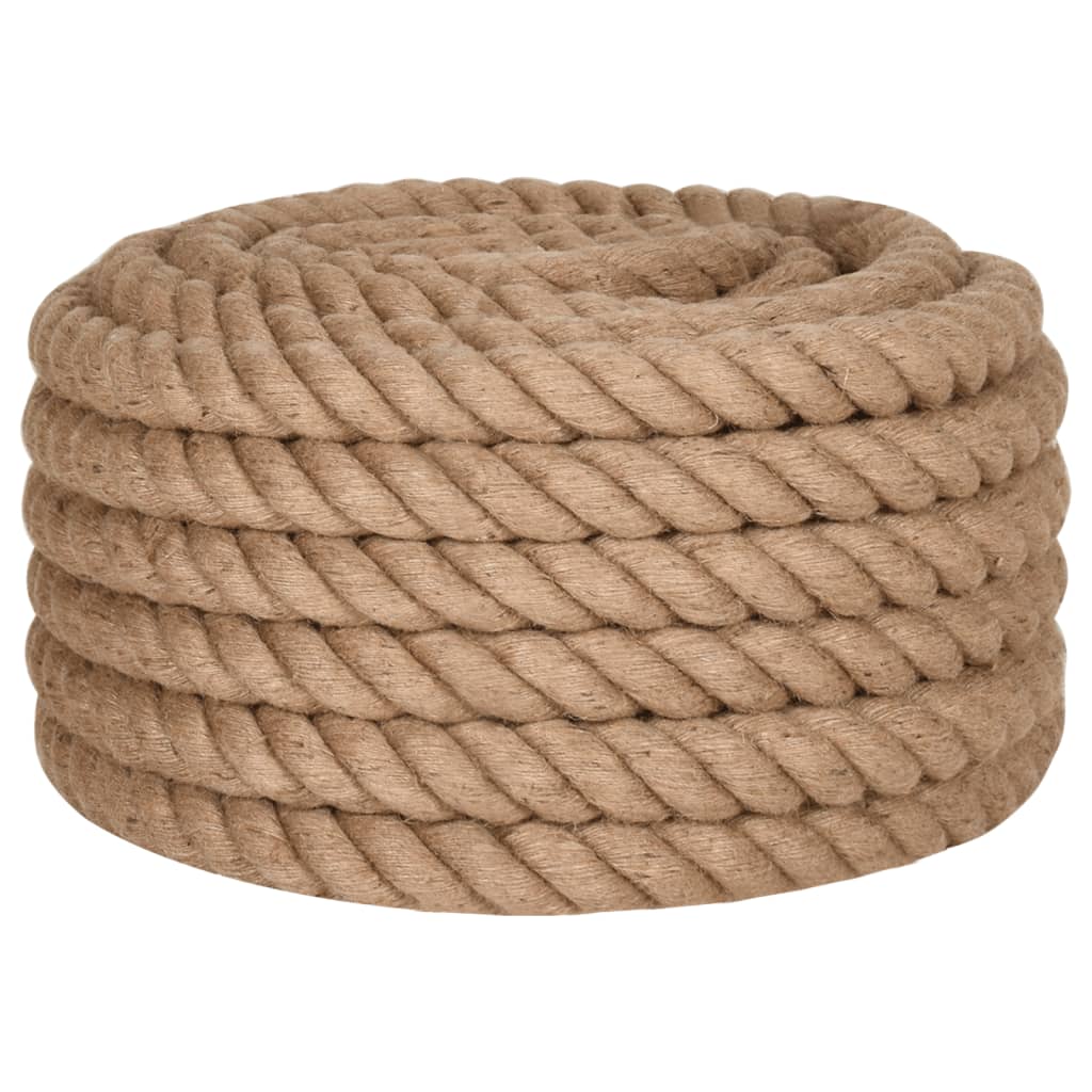 Touw 25 m lang 36 mm dik jute