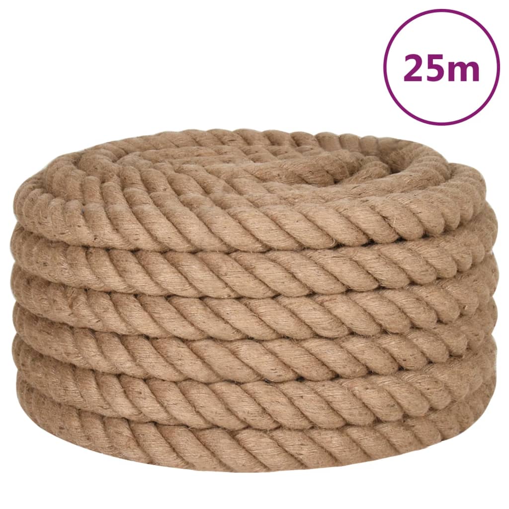 Touw 50 m lang 6 mm dik jute