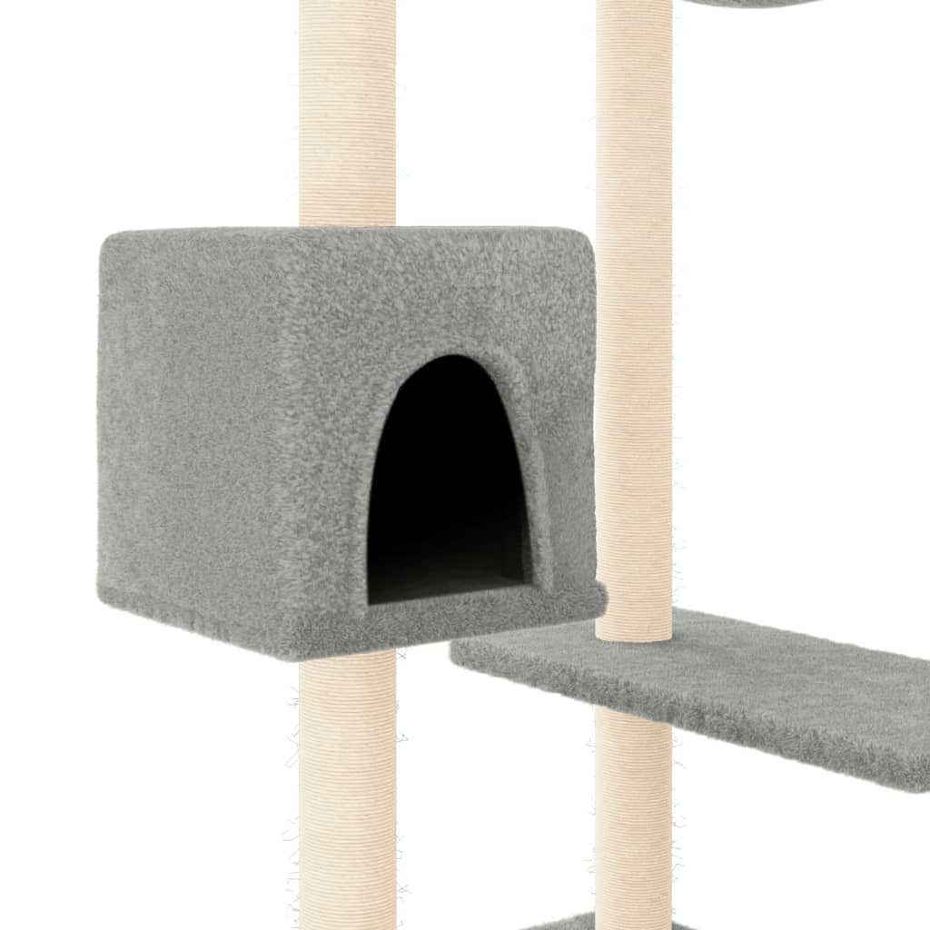 Kattenmeubel met krabpalen 82 cm