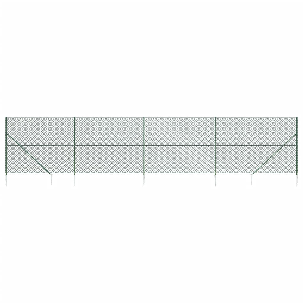 Gaashek met grondankers 0,8x25 m