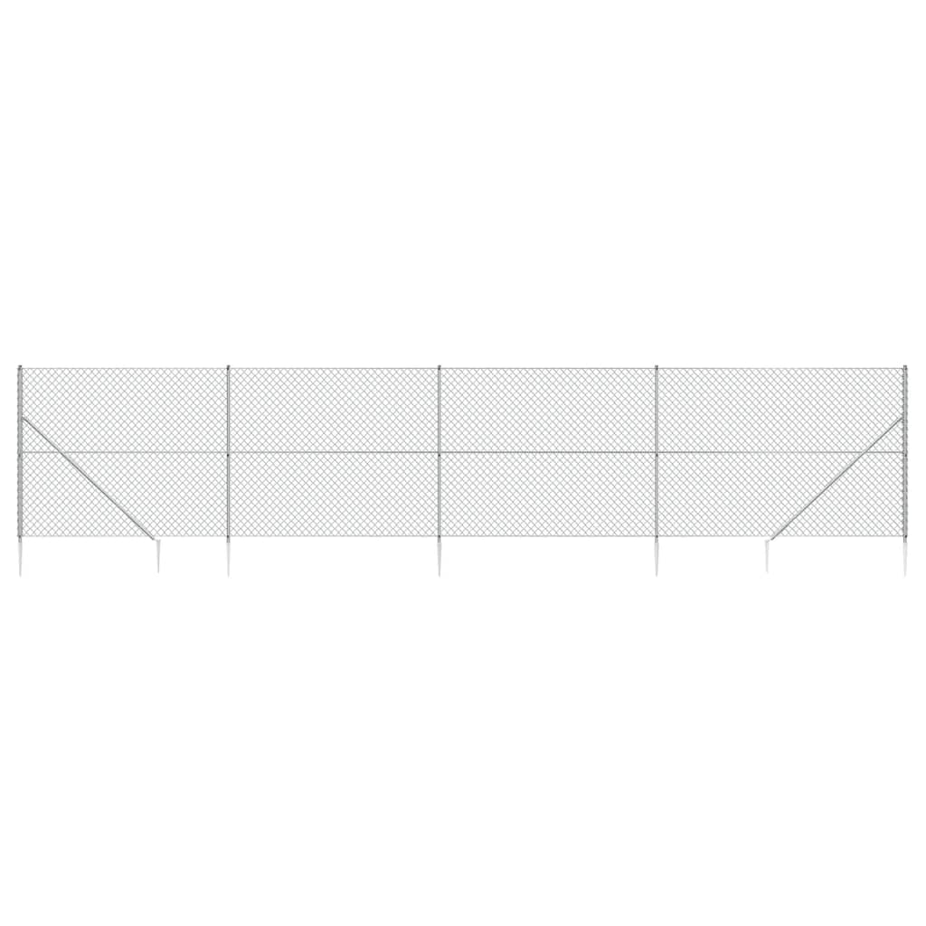 Gaashek met grondankers 0,8x25 m