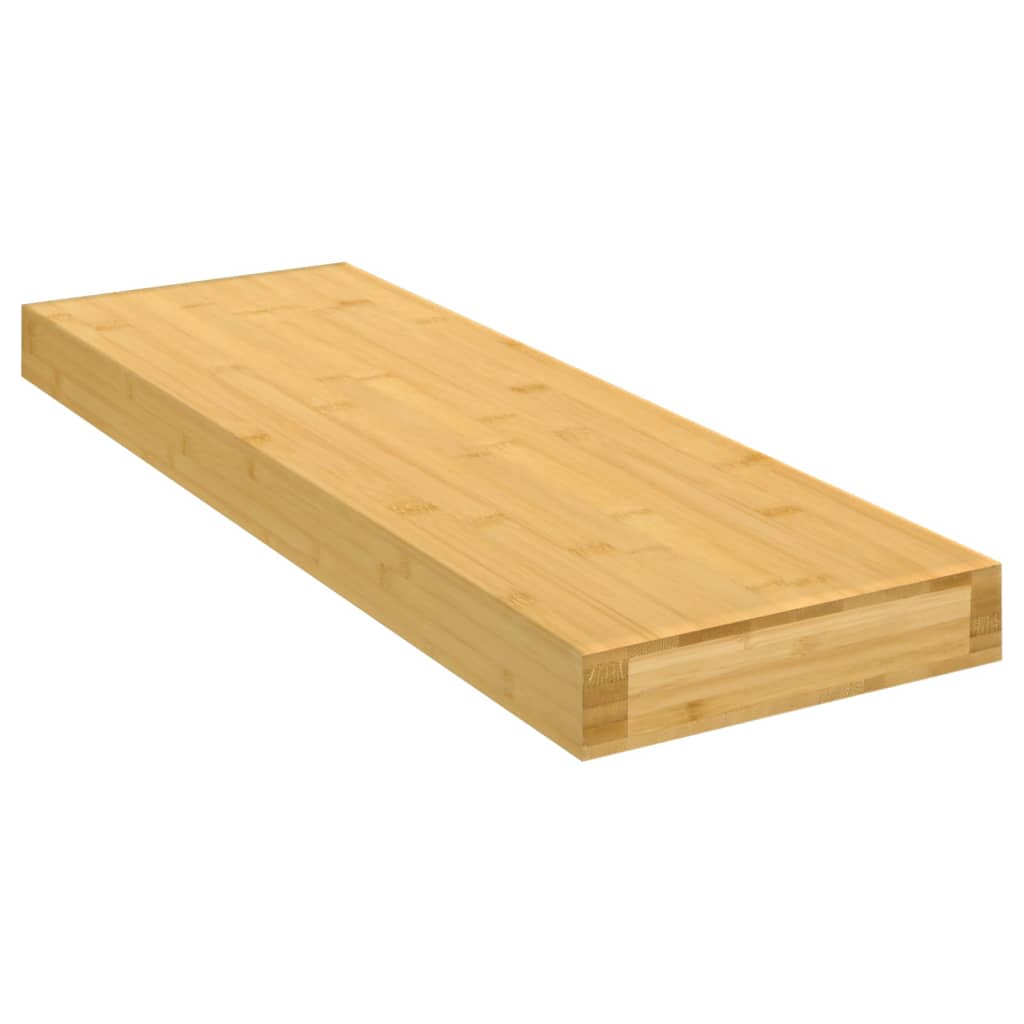 Wandschap 60x20x2,5 cm bamboe