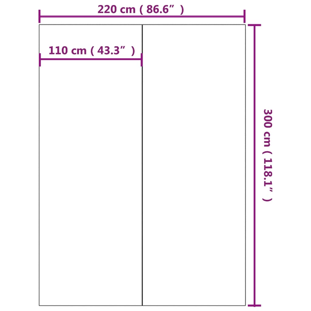 Zwembadgrondzeil 300x220 cm polyester geotextiel lichtgrijs