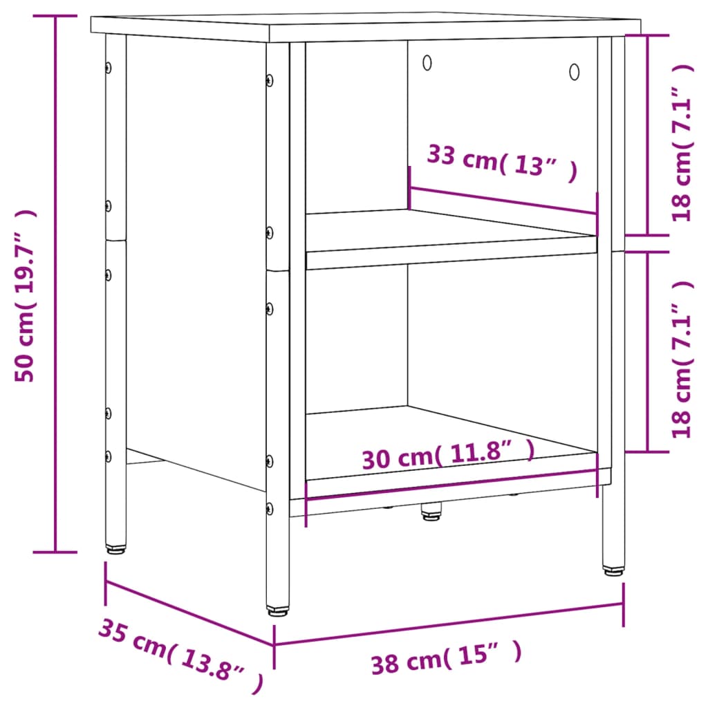 Schoenenkast 100x35x70 cm bewerkt hout