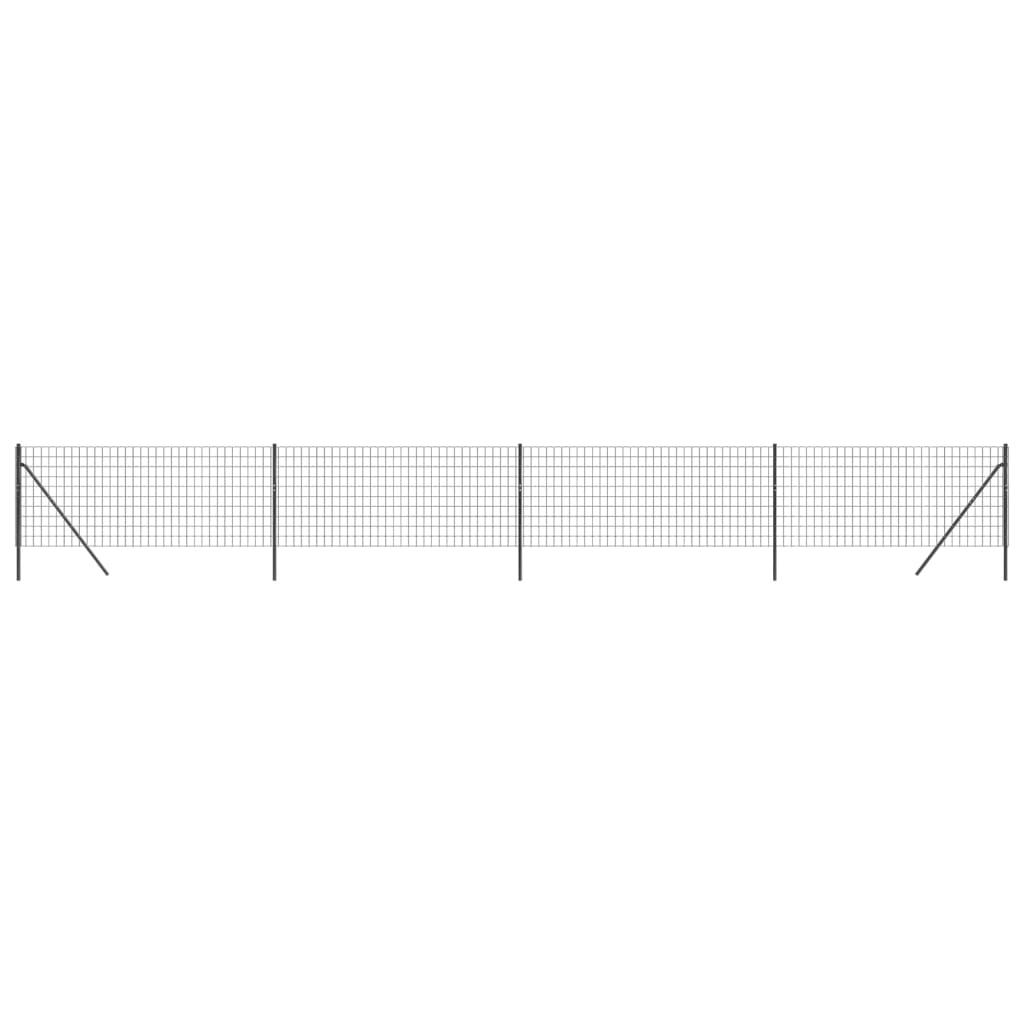 Draadgaashek 2,2x25 m gegalvaniseerd staal antracietkleur