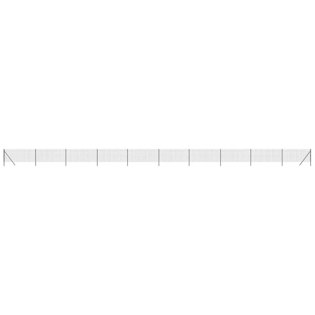 Draadgaashek 2,2x25 m gegalvaniseerd staal antracietkleur