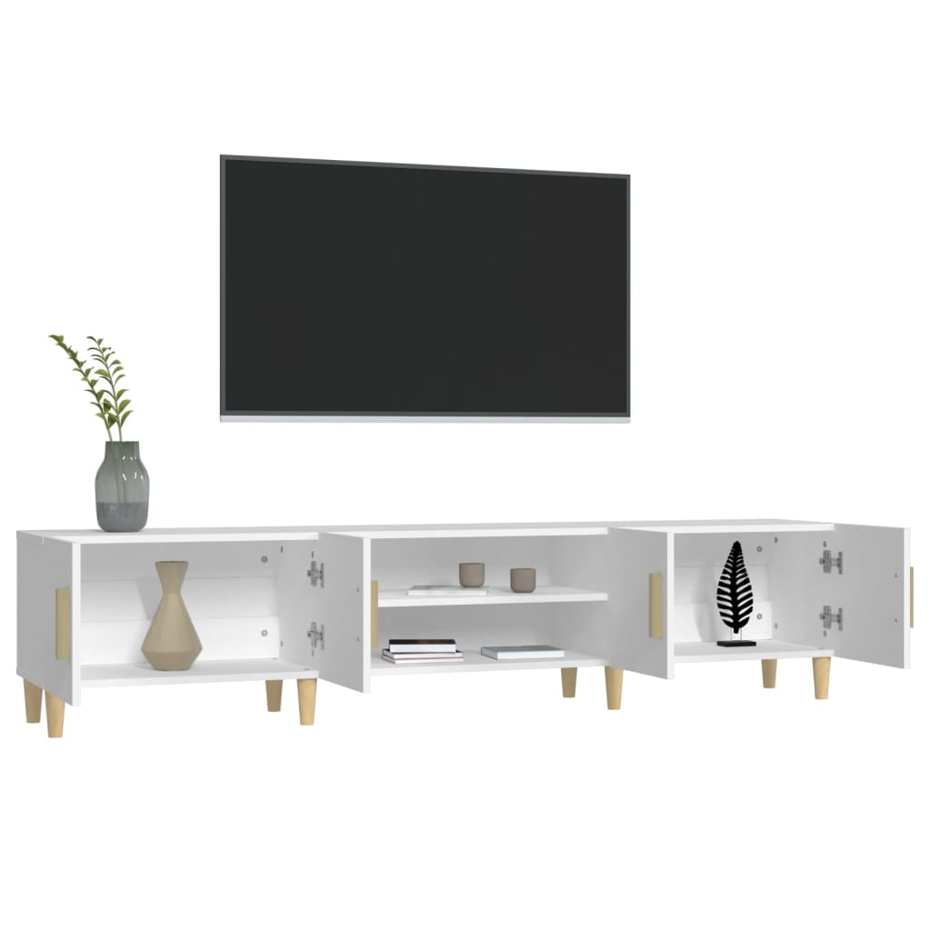 Tv-meubel 180x31,5x40 cm bewerkt hout