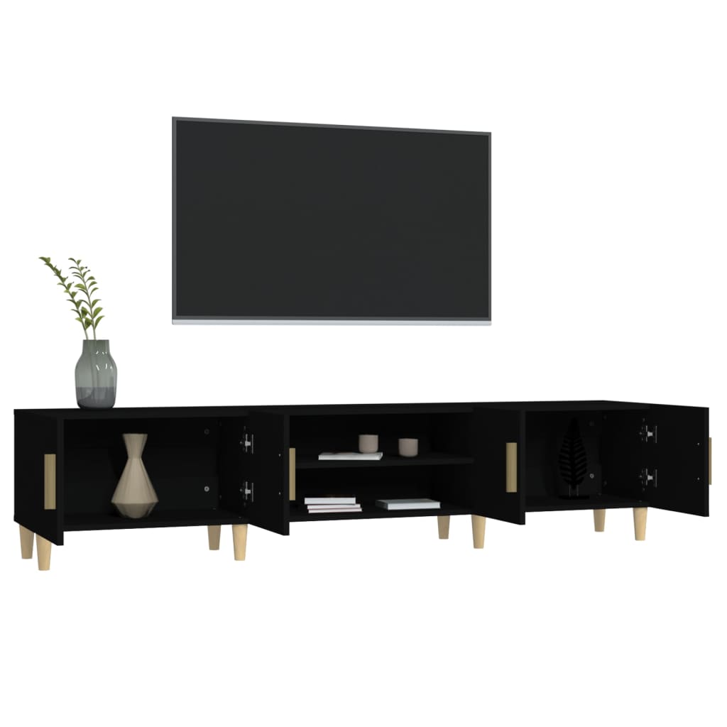 Tv-meubel 180x31,5x40 cm bewerkt hout artisanaal eikenkleurig