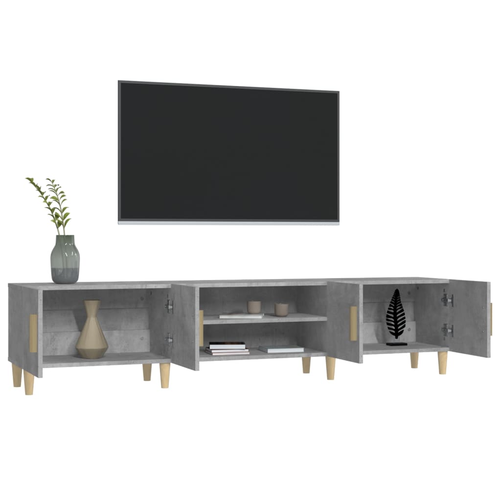 Tv-meubel 180x31,5x40 cm bewerkt hout