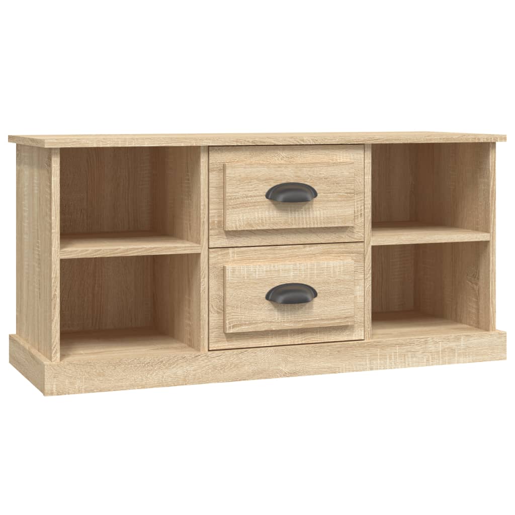 Tv-meubel 99,5x35,5x48 cm bewerkt hout