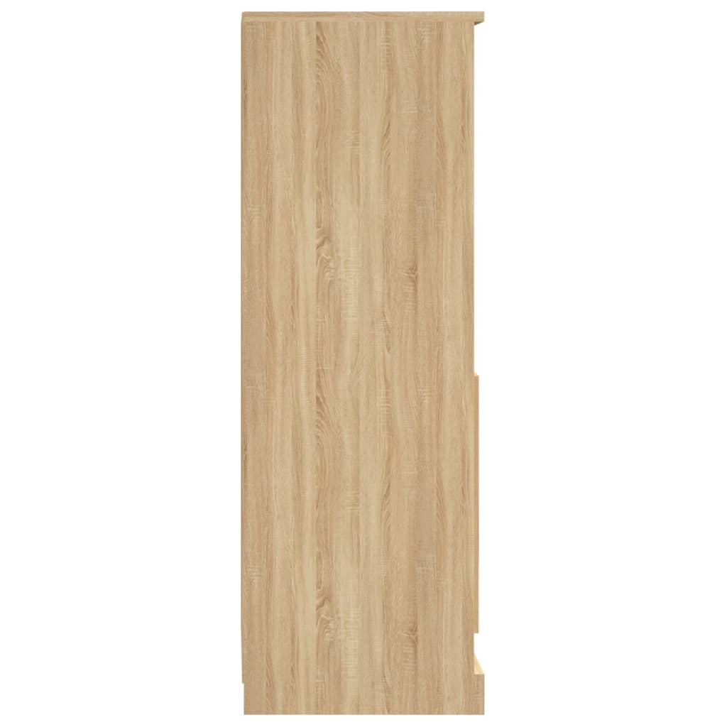 Hoge kast 36x35,5x103,5 cm bewerkt hout