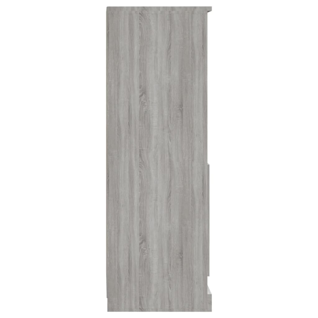 Hoge kast 36x35,5x103,5 cm bewerkt hout