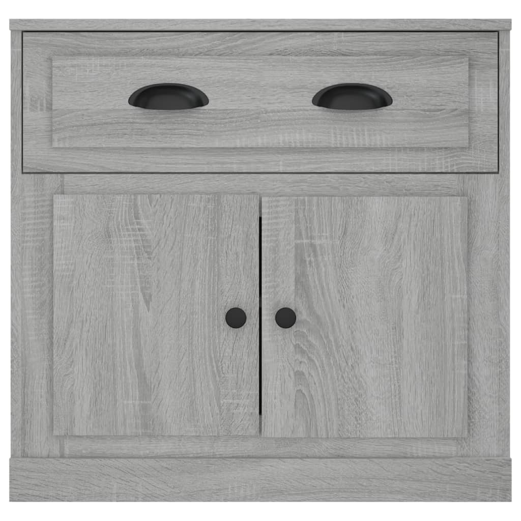 Dressoir 70x35,5x67,5 cm bewerkt hout eikenkleurig