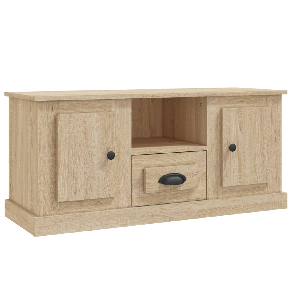 Tv-meubel 100x35,5x45 cm bewerkt hout