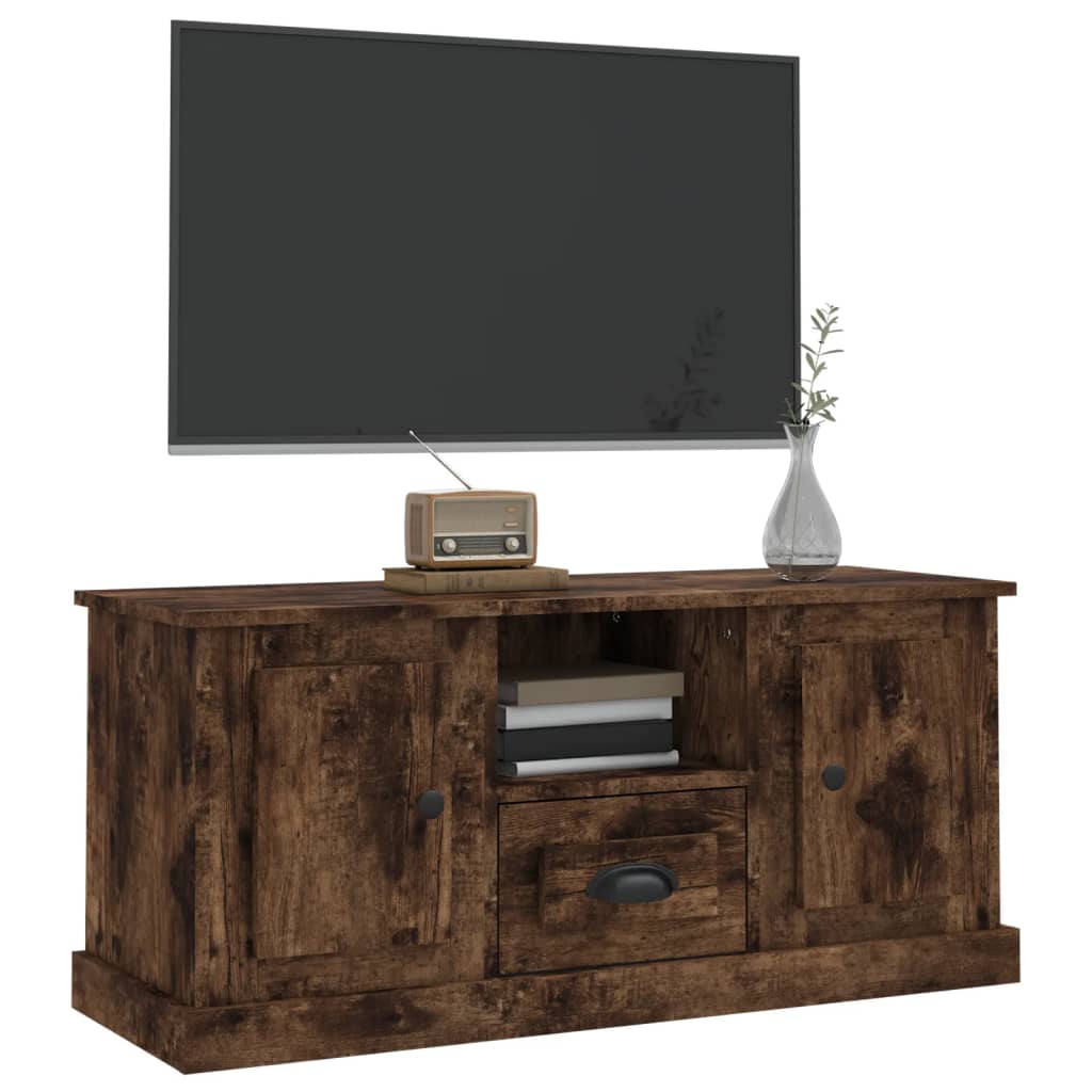 Tv-meubel 100x35,5x45 cm bewerkt hout