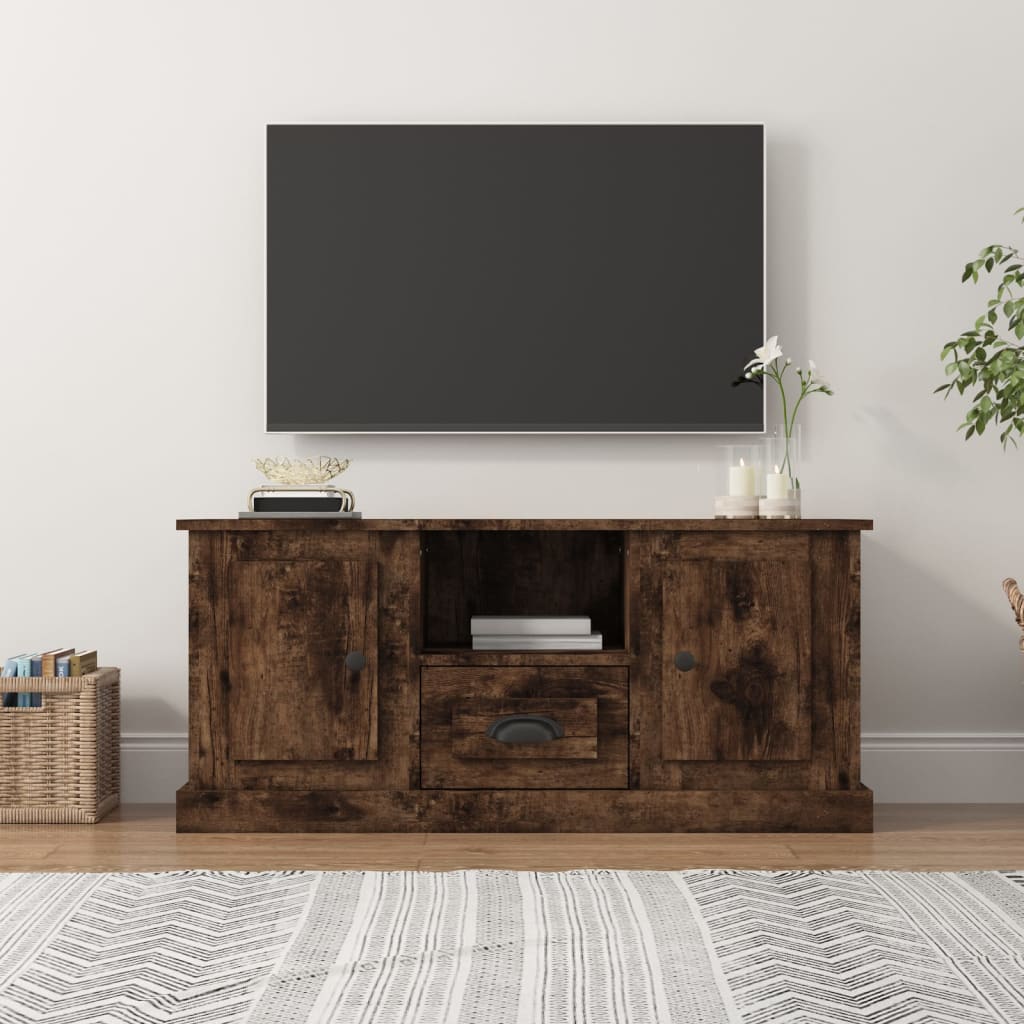 Tv-meubel 100x35,5x45 cm bewerkt hout