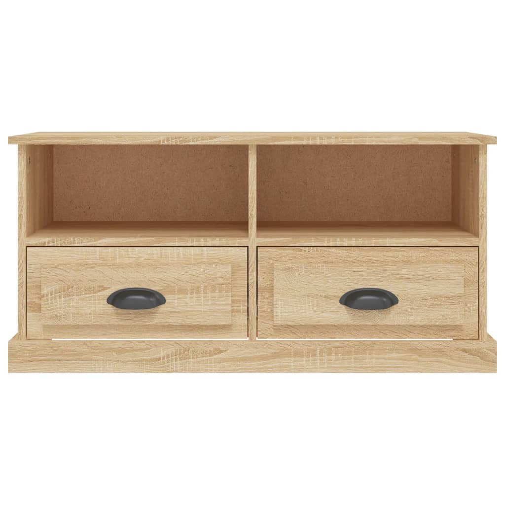 Tv-meubel 93x35,5x45 cm bewerkt hout