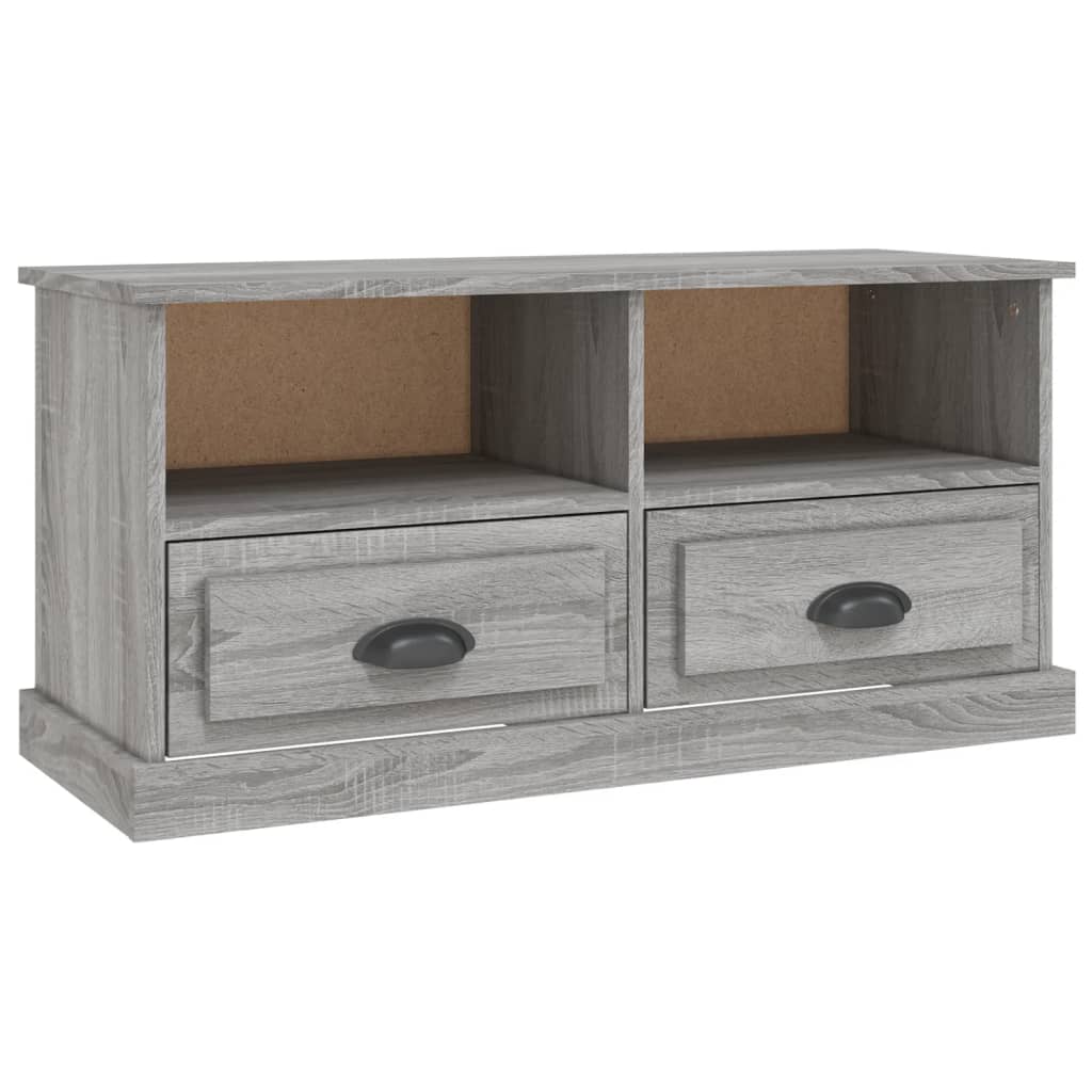 Tv-meubel 93x35,5x45 cm bewerkt hout