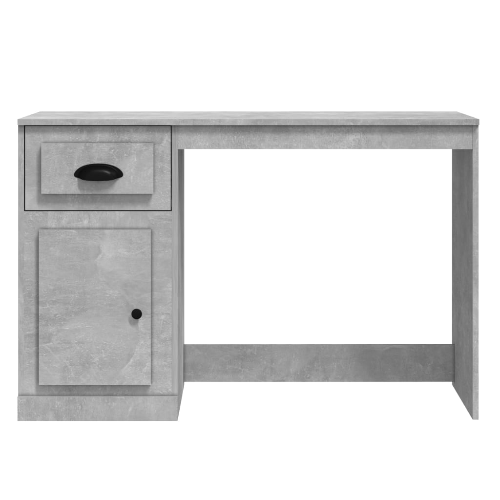 Bureau met lade 115x50x75 cm bewerkt hout eikenkleurig