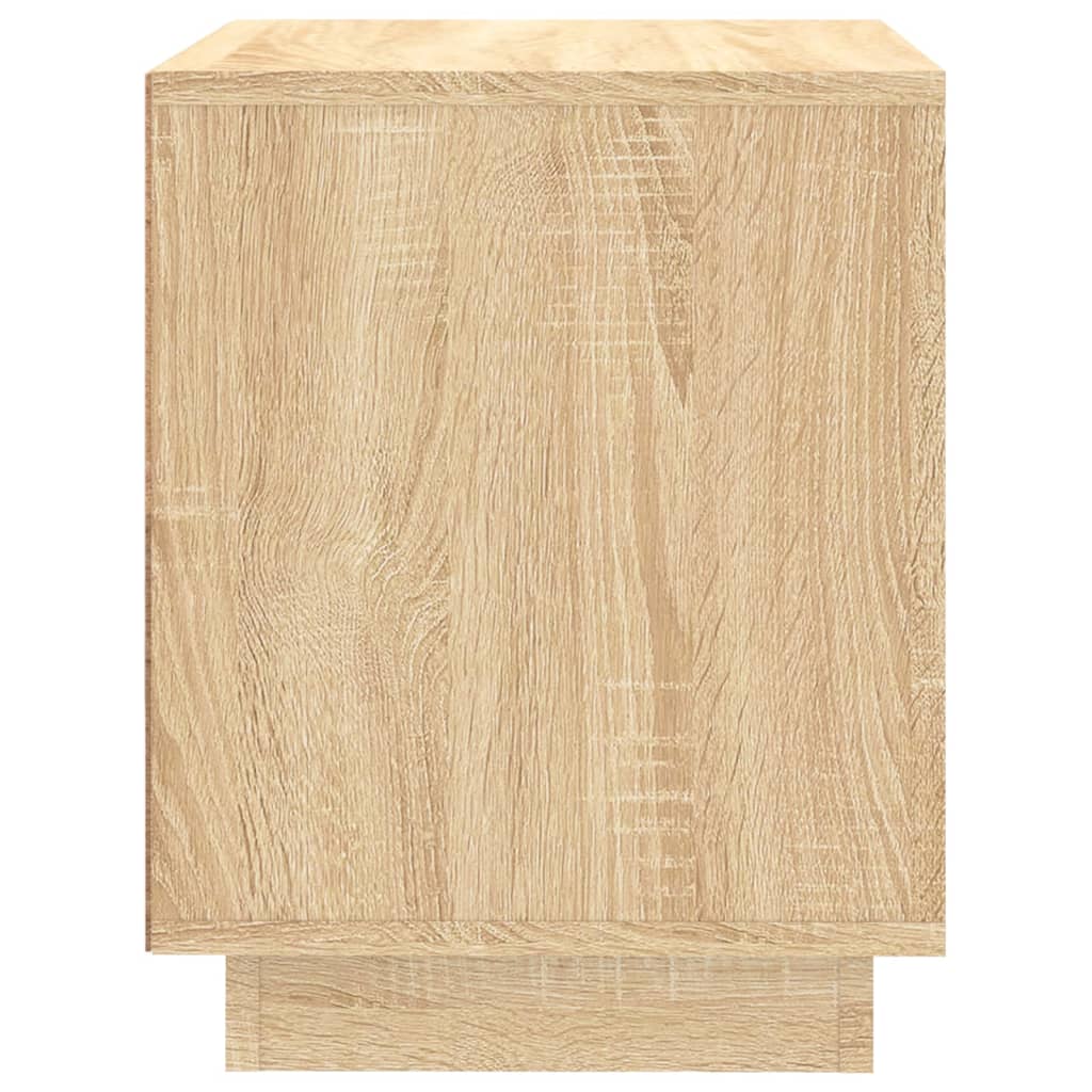 Nachtkastjes 2 st 44x35x45 cm bewerkt hout