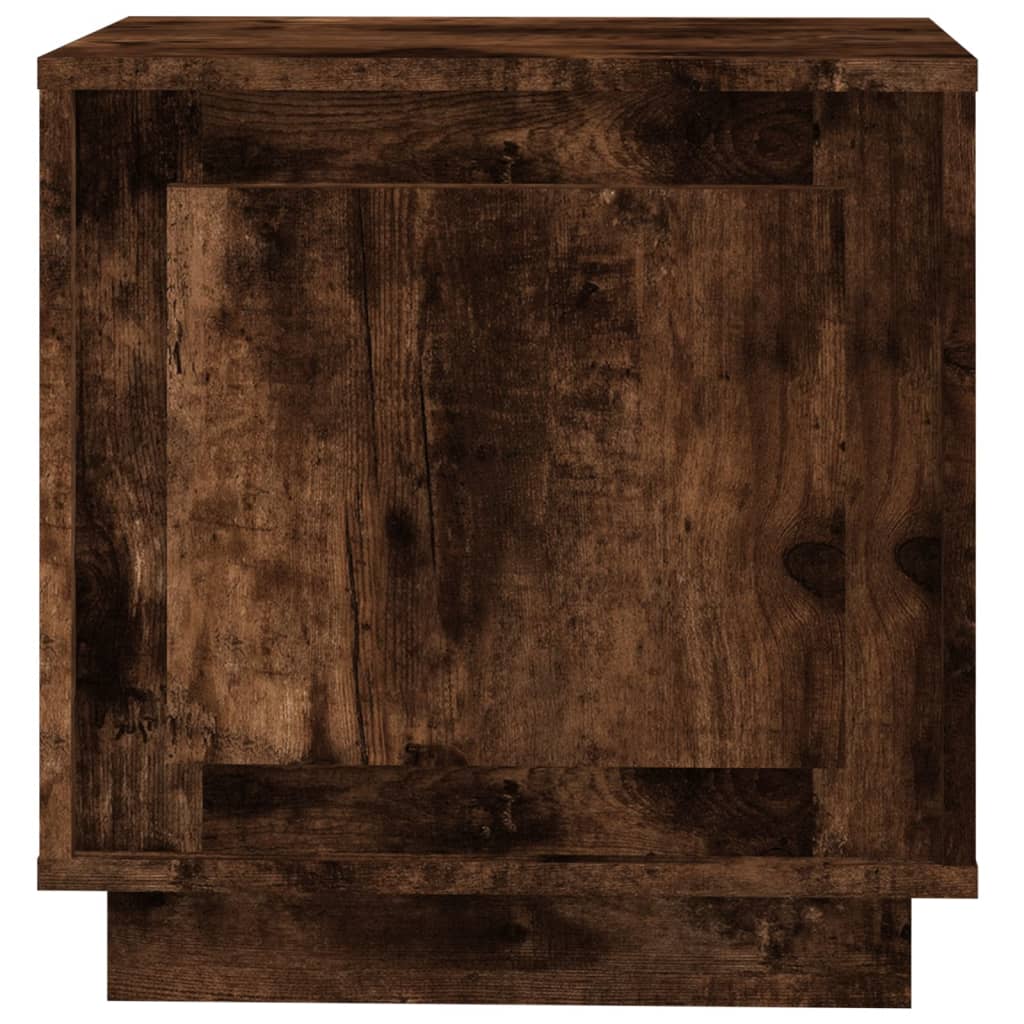 Nachtkastjes 2 st 44x35x45 cm bewerkt hout