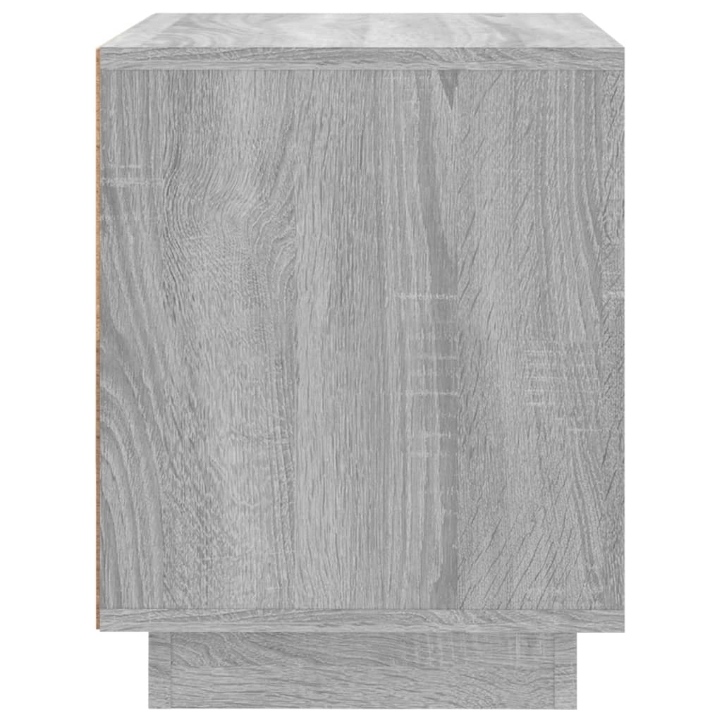 Nachtkastjes 2 st 44x35x45 cm bewerkt hout