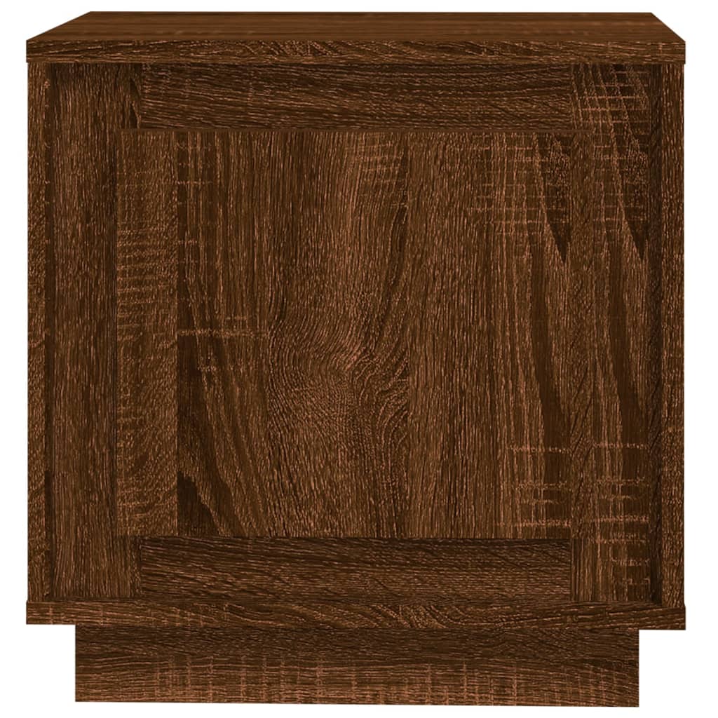 Nachtkastjes 2 st 44x35x45 cm bewerkt hout