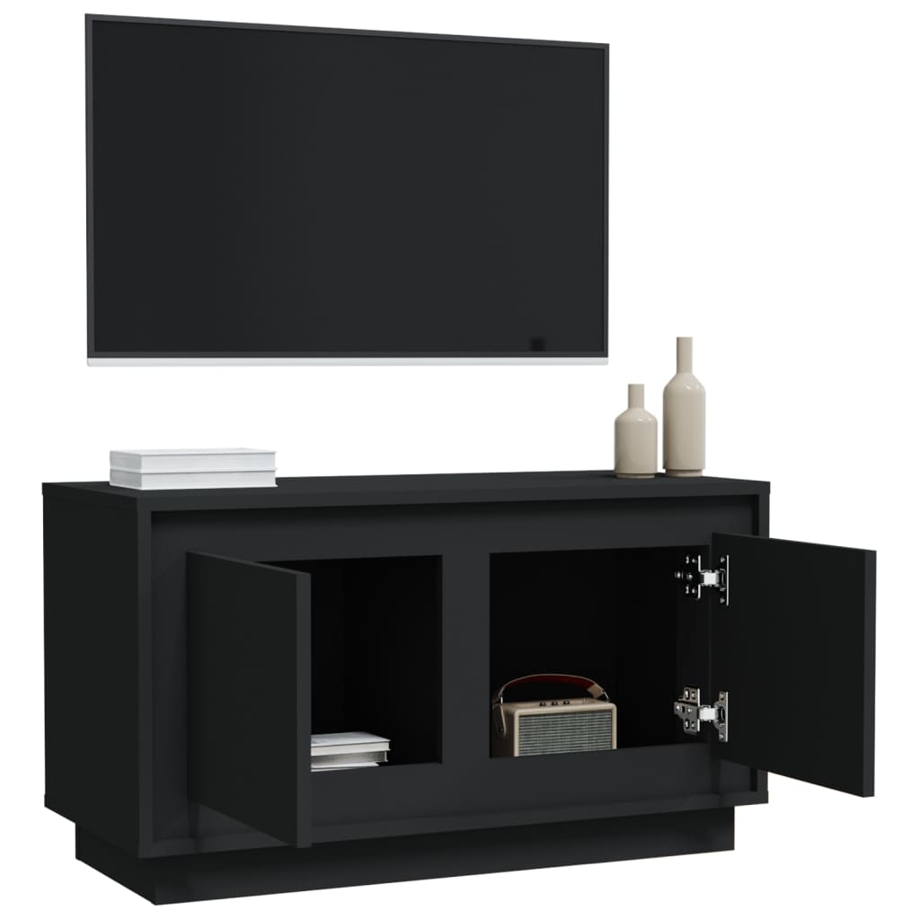 Tv-meubel 80x35x45 cm bewerkt hout