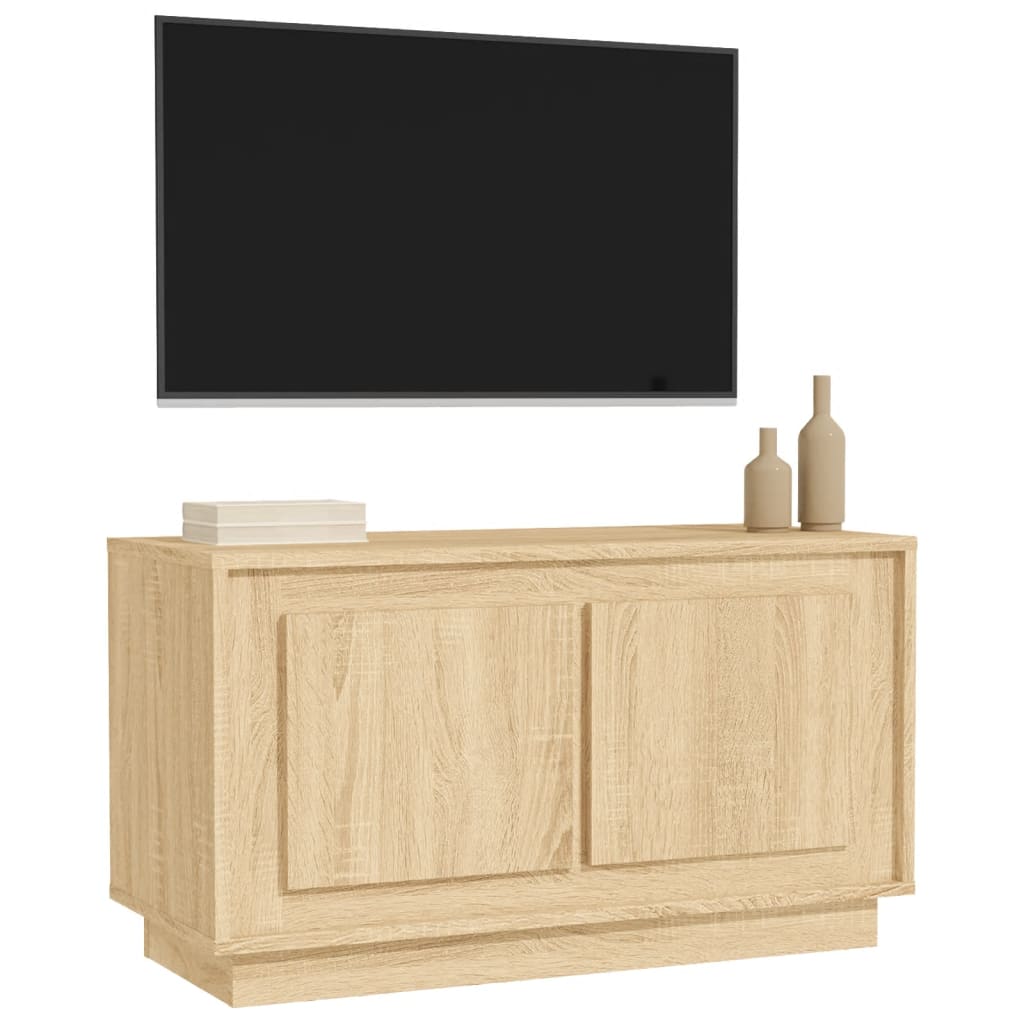 Tv-meubel 80x35x45 cm bewerkt hout