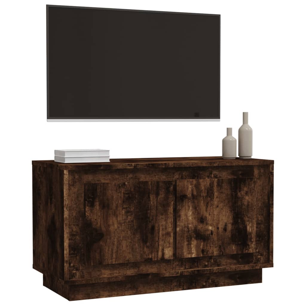 Tv-meubel 80x35x45 cm bewerkt hout