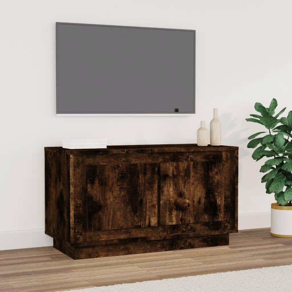 Tv-meubel 80x35x45 cm bewerkt hout