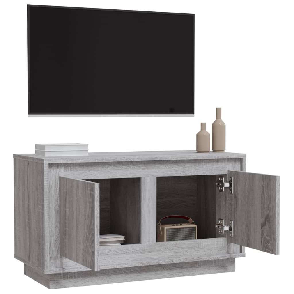 Tv-meubel 80x35x45 cm bewerkt hout