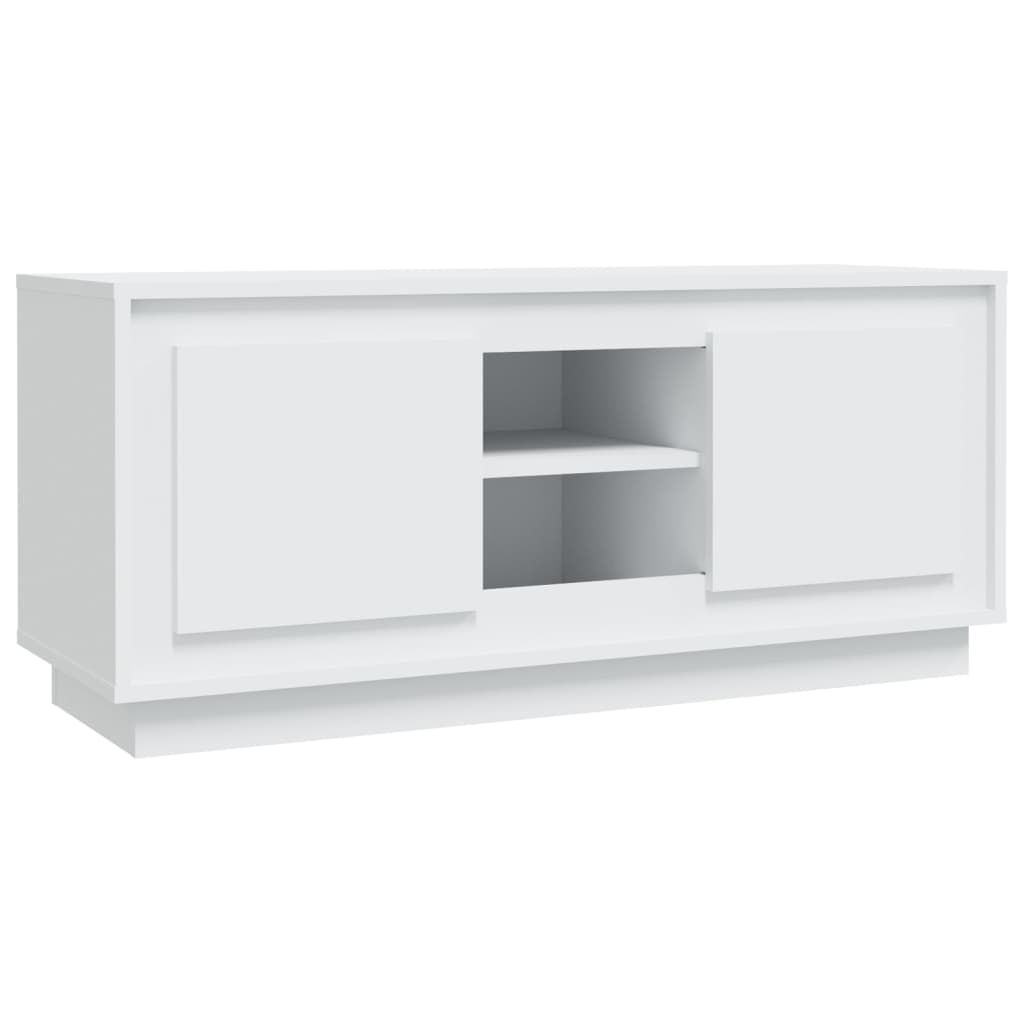 Tv-meubel 102x35x45 cm bewerkt hout