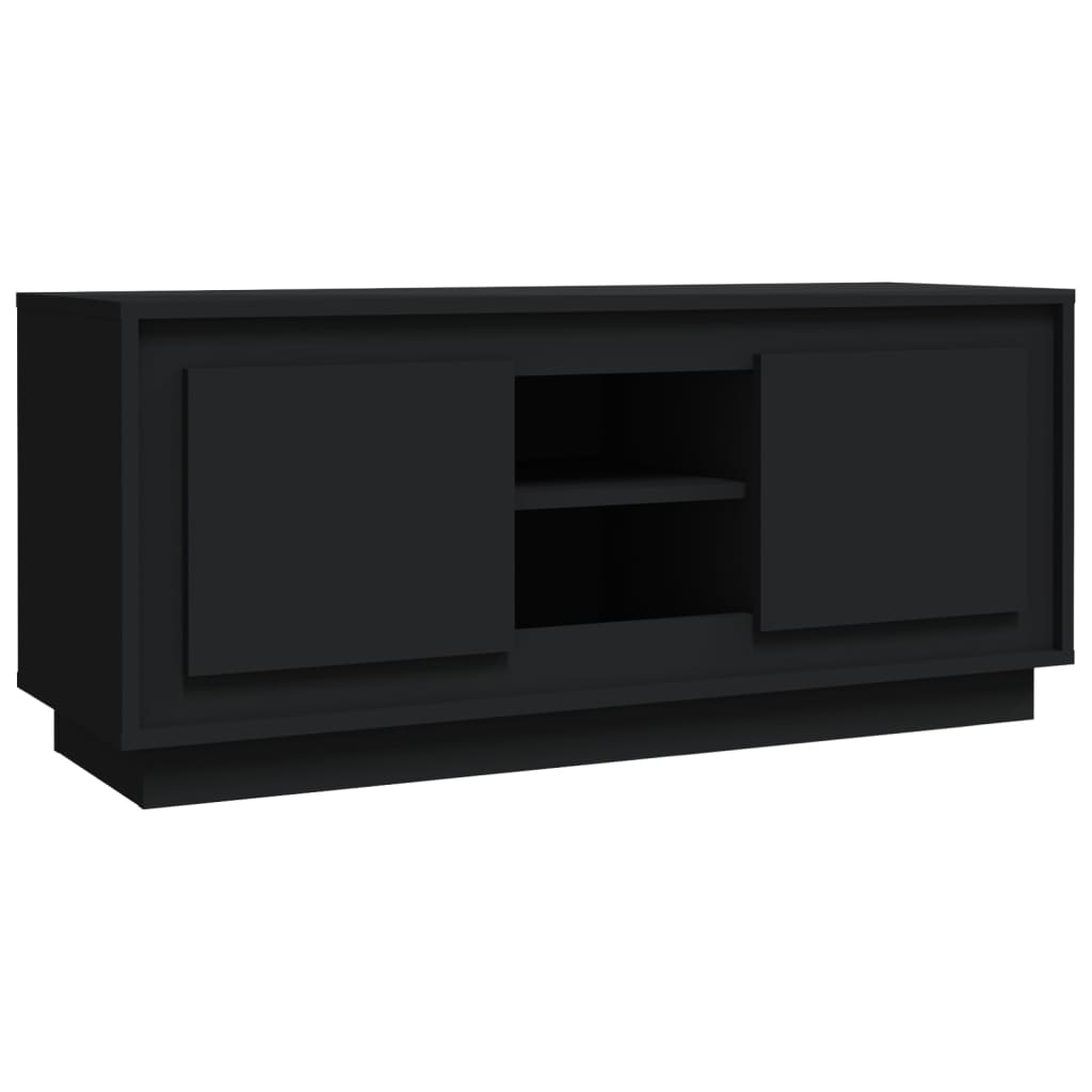 Tv-meubel 102x35x45 cm bewerkt hout