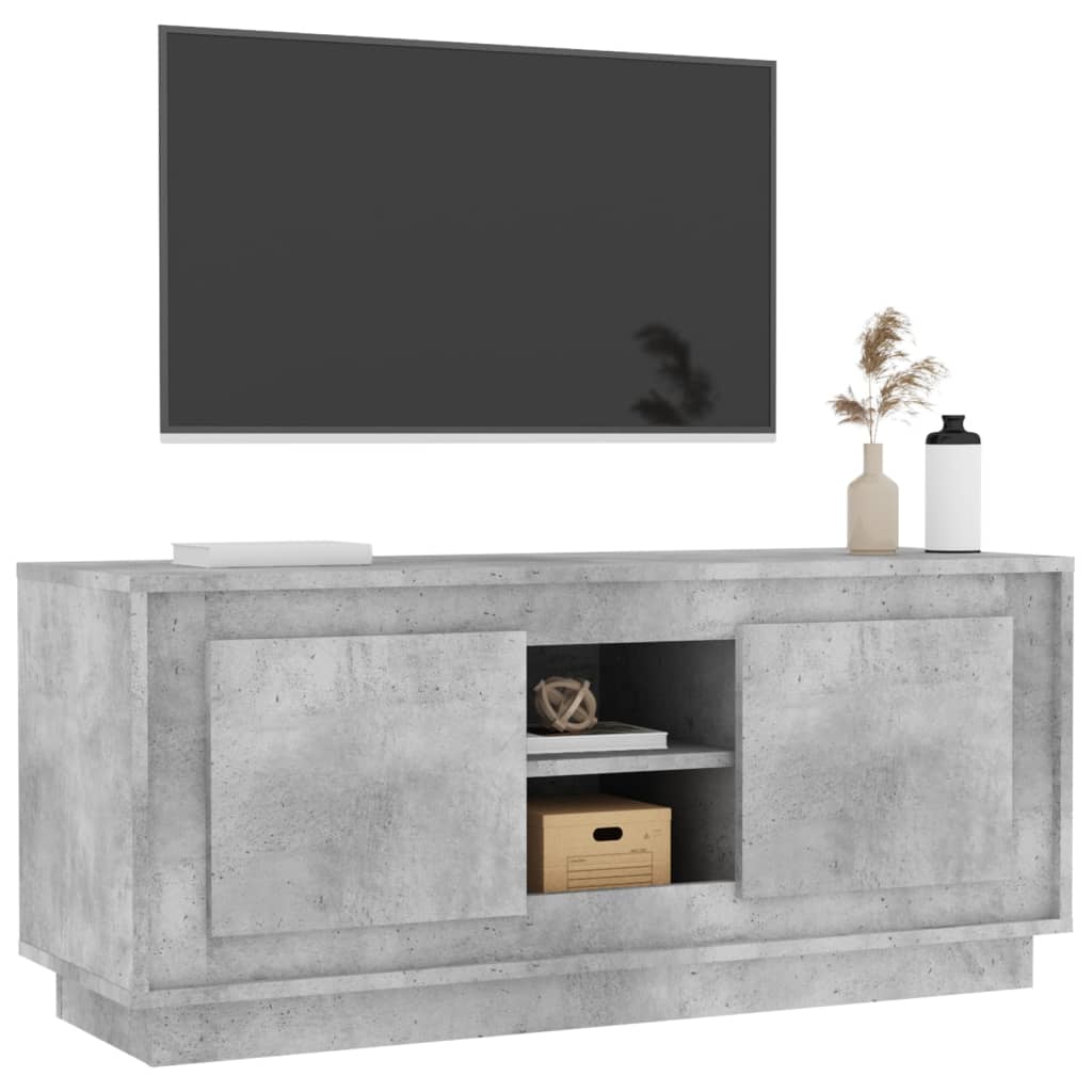 Tv-meubel 102x35x45 cm bewerkt hout