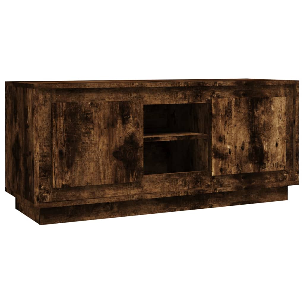 Tv-meubel 102x35x45 cm bewerkt hout