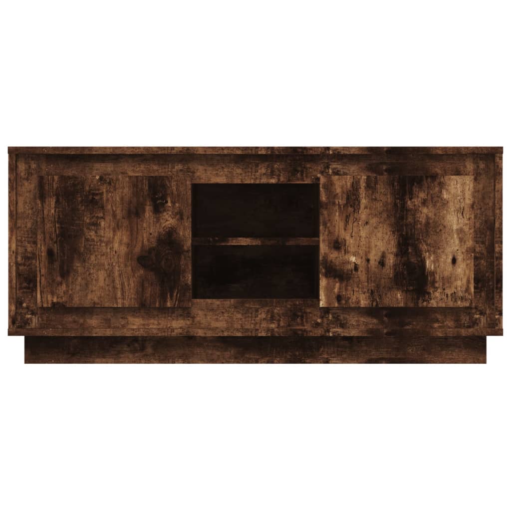 Tv-meubel 102x35x45 cm bewerkt hout