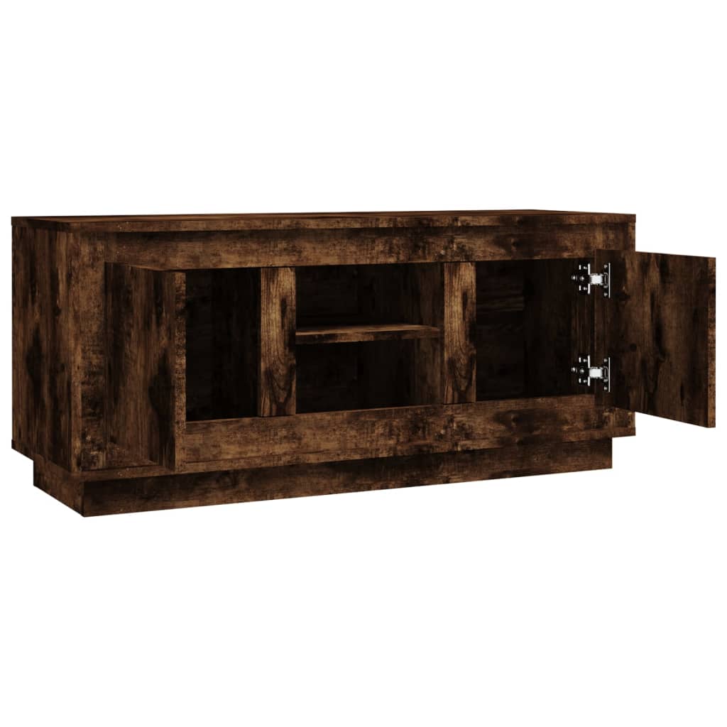 Tv-meubel 102x35x45 cm bewerkt hout