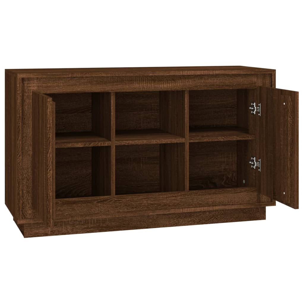 Dressoir 102x35x60 cm bewerkt hout