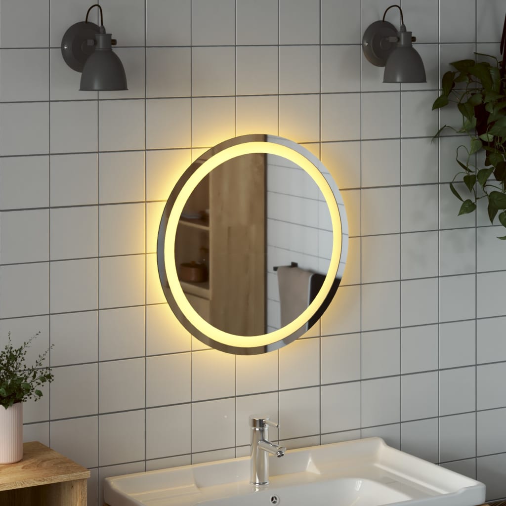 Badkamerspiegel LED rond 60 cm