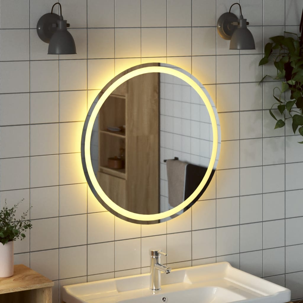 Badkamerspiegel LED rond 60 cm