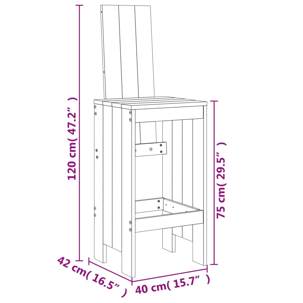 9-delige Barset massief