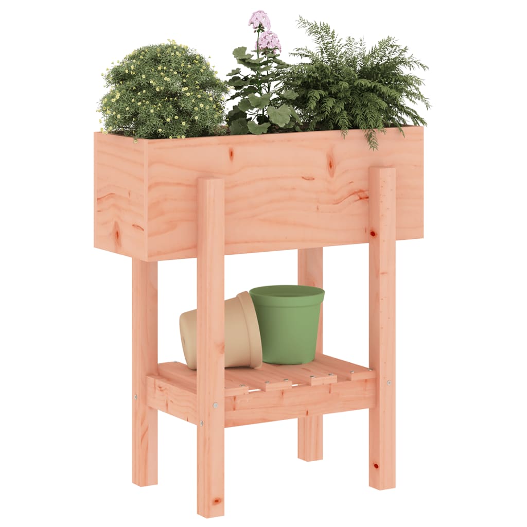 Plantenbak verhoogd 101x30x69 cm massief