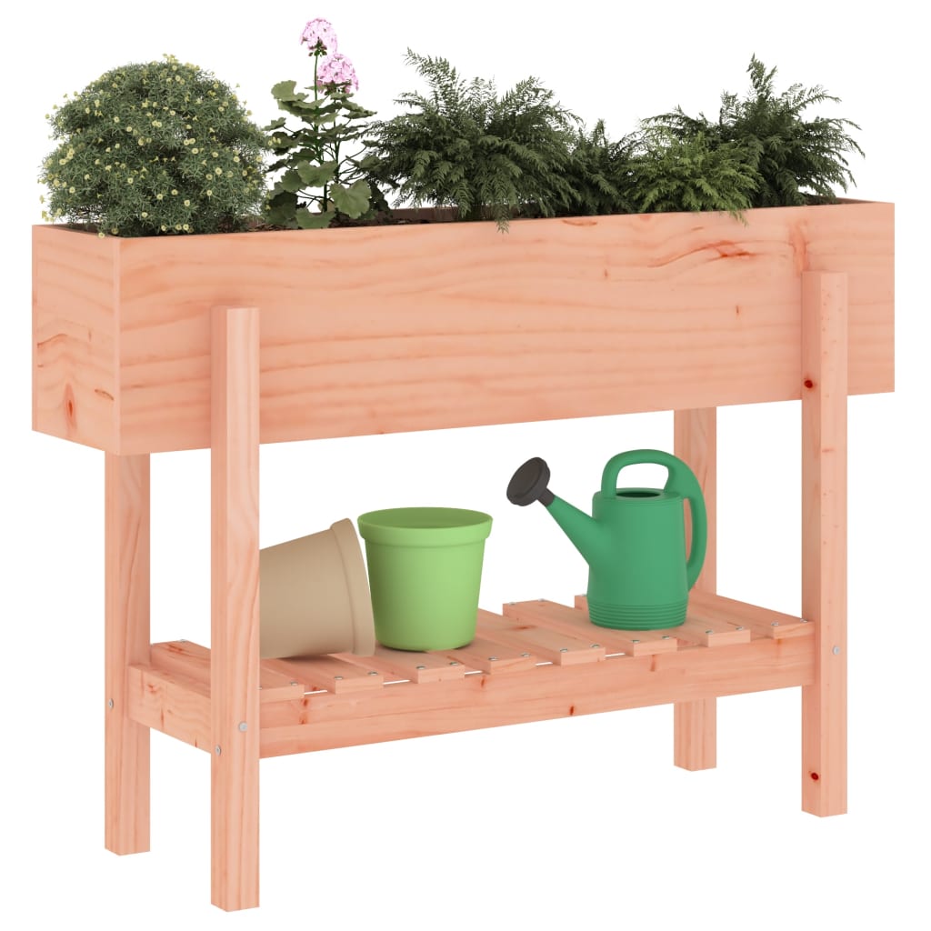 Plantenbak verhoogd 101x30x69 cm massief