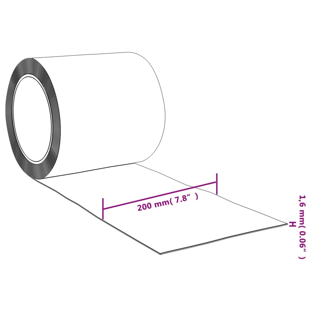 Deurgordijn 200x1,6 mm 25 m PVC