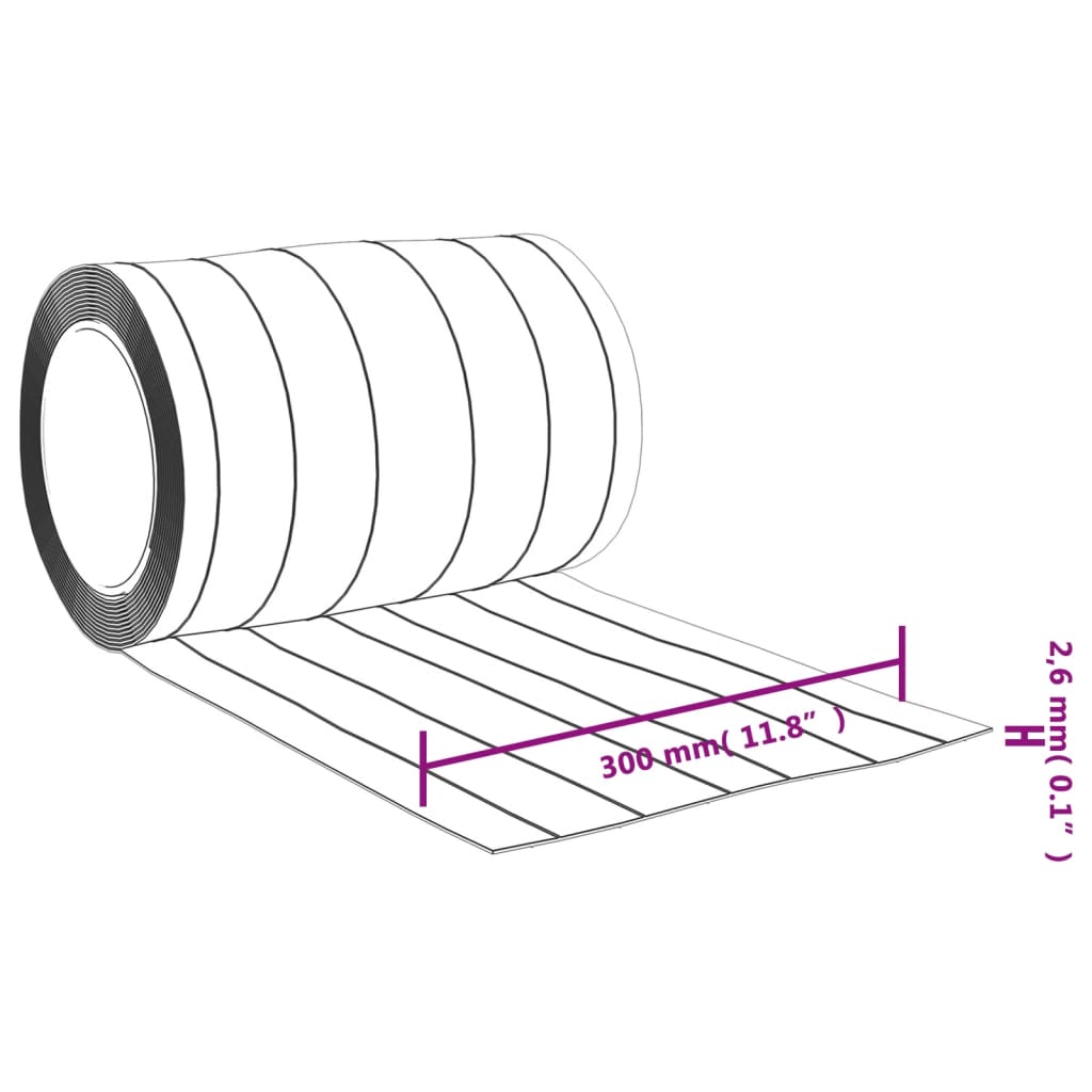 Deurgordijn 200x1,6 mm 25 m PVC