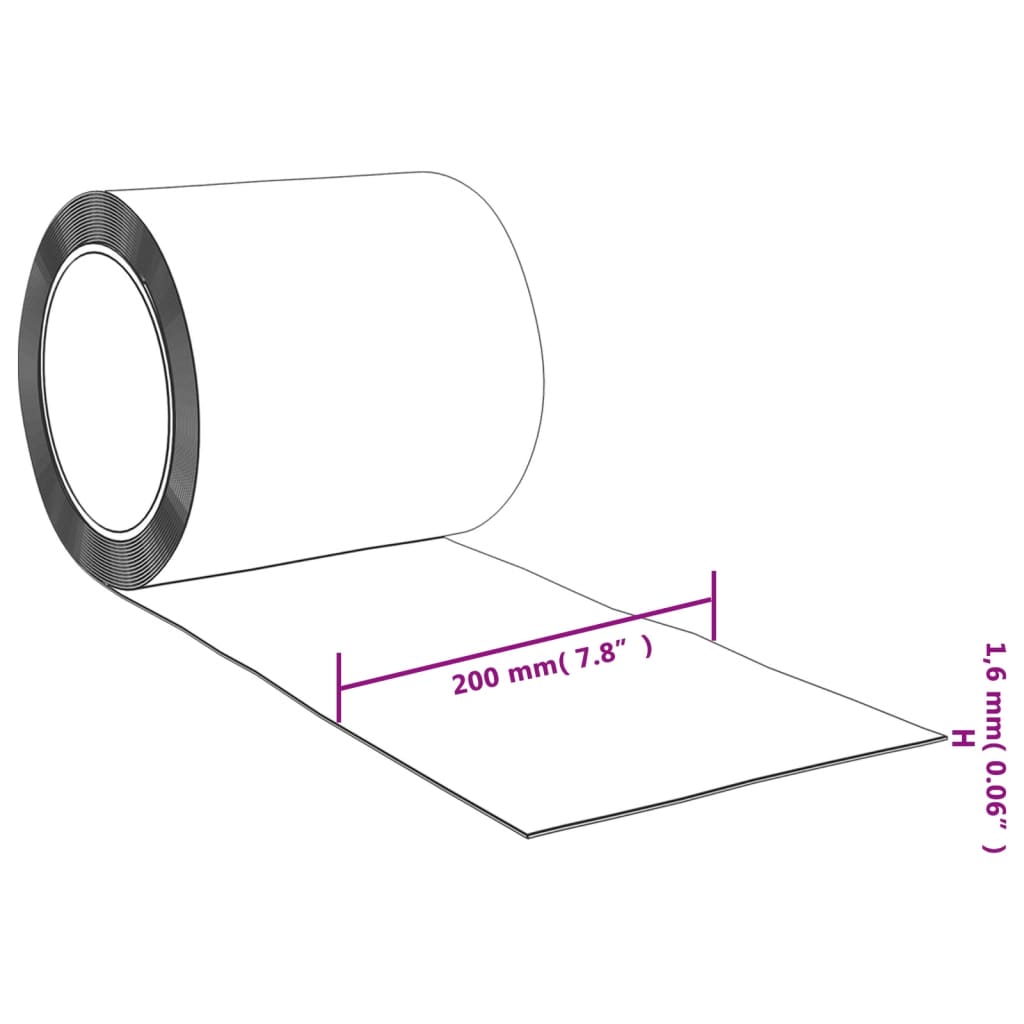 Deurgordijn 200x1,6 mm 25 m PVC