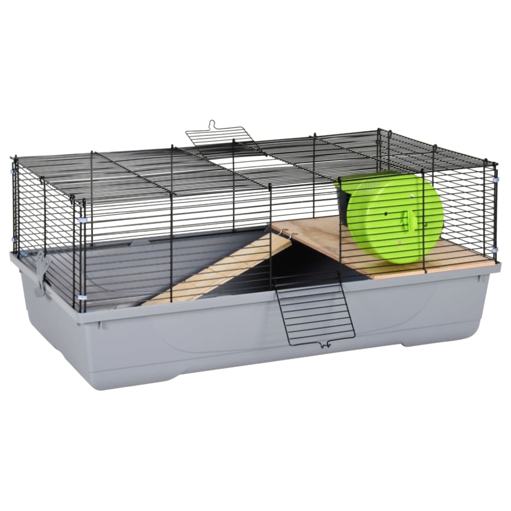 Hamsterkooi 58x32x36 cm polypropeen en metaal rood