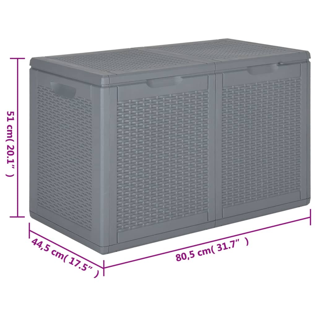 Tuinbox 270 L PP rattan