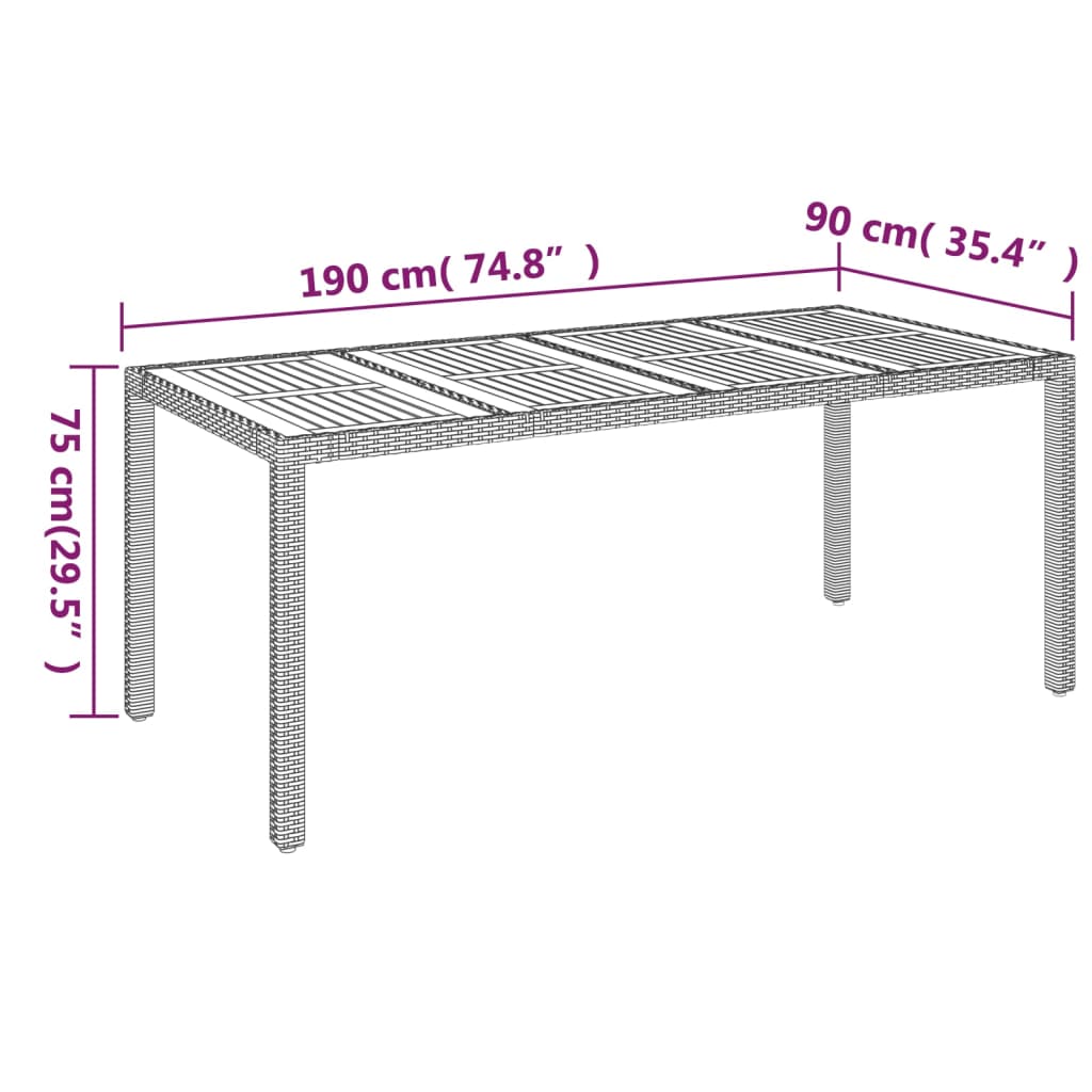 3-delige Tuinset met kussens poly rattan grijs